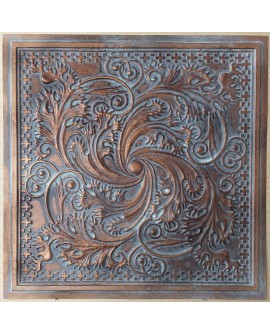 Ceiling tiles Faux vintage painted weathering copper color PL62 10pc/lot