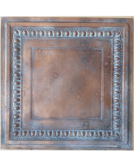 Ceiling tiles Faux Tin painted weathering copper color PL06 pack of 10pcs
