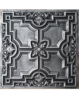 Tin ceiling design in antique tin color Faux painted PL16 pack of 10pcs