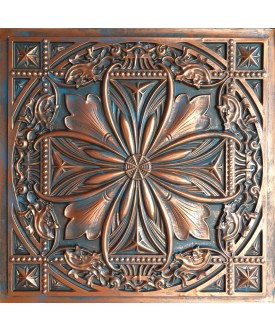2x2 Ceiling tiles Faux Tin rustic copper color PL10 10pcs/lot