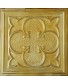 Plastic Ceiling tiles Faux Tin golden color PL35 pack of 10pc